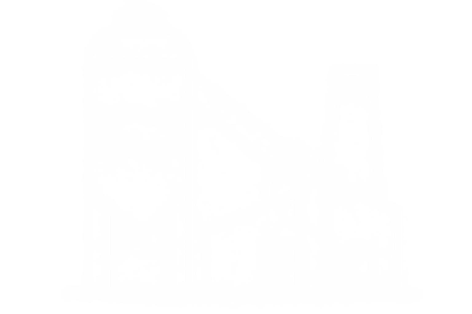 Industrial belt conveyor system illustration