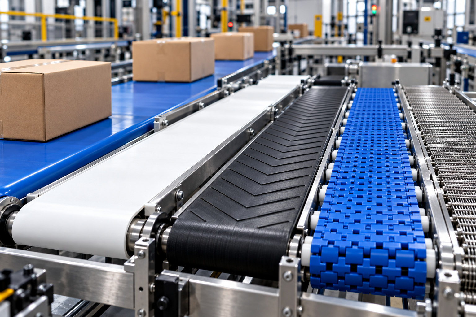 Conveyor belt material selection