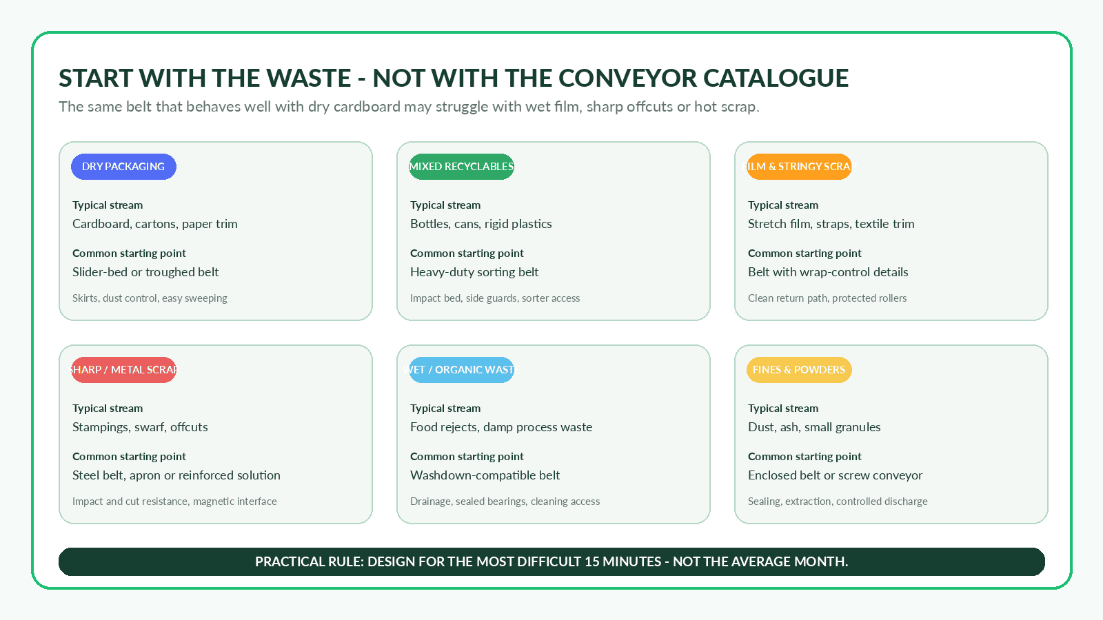 Industrial conveyor system